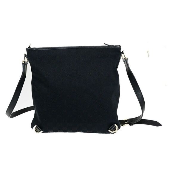 Gucci Abbey Black Canvas Shoulder Bag (Pre-Owned) - Picture 2 of 16